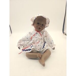 YOLANDA BELLO Baby BLACK AFRICAN AMERICAN DOLL 4662 4th Of July Outfit